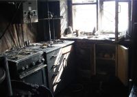 Пожар в двухэтажке на Вые потушили спасатели (фото)