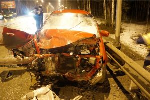Спешащий водитель устроил смертельное ДТП на подъезде к Нижнему Тагилу (фото)