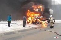 Житель Нижнего Тагила погиб после ДТП с фурой в Пермском крае (видео)