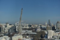 В Екатеринбурге взорвали недостроенную телебашню. Есть пострадавшие (фото, видео)