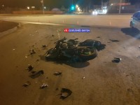 В Нижнем Тагиле автоледи на иномарке сбила мотоциклиста. Байкер в коме (фото)