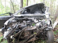На Серовском тракте Hyundai Solaris улетел в кювет: погибла женщина-водитель (фото)