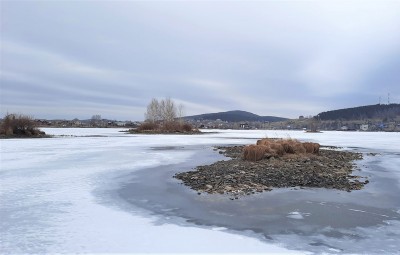 На Черноисточинском пруду появились новые острова из-за дефицита воды