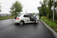 18-летний владелец ВАЗа с водительским стажем полтора месяца выехал на встречную и врезался в такси (фото)