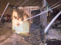 Ночью в строительной будке на Вагонке сгорели два человека